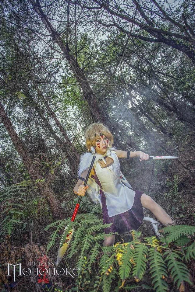 宫崎骏幽灵公主cosplay