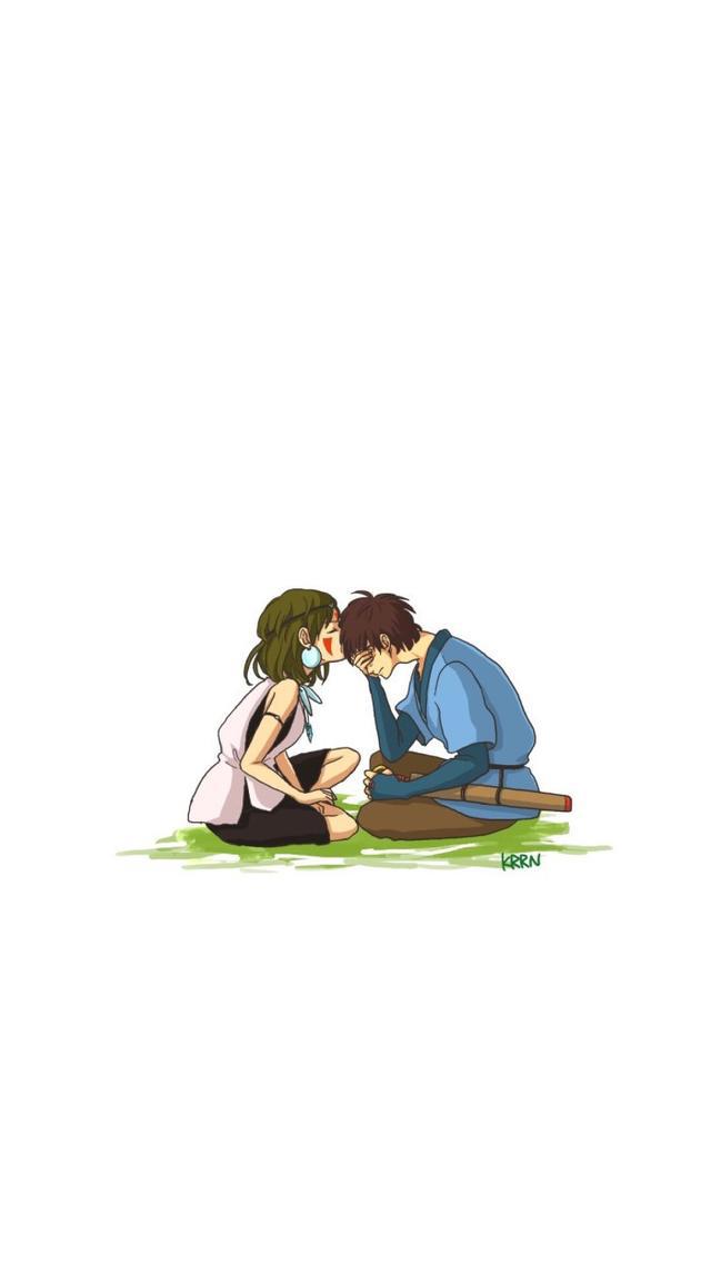 动漫《幽灵公主》壁纸：你在森林，我在达达拉城，我们一起活下去