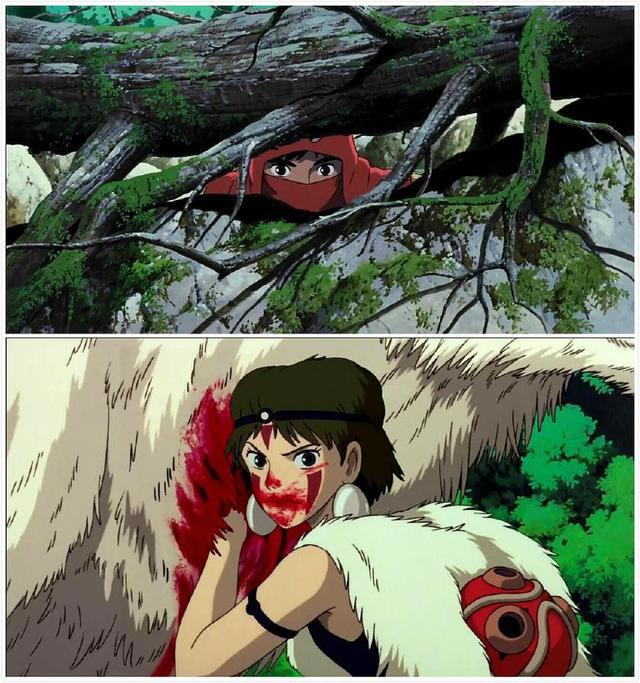 宫崎骏动画的巅峰神作《幽灵公主》，人与自然的战争唯活下去求解
