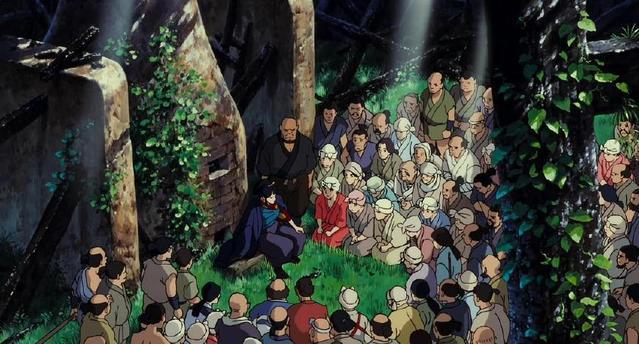 宫崎骏动画的巅峰神作《幽灵公主》，人与自然的战争唯活下去求解