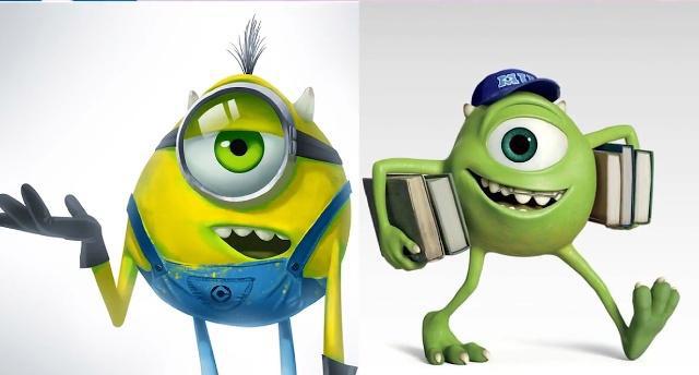 当小黄人遇到迪士尼的经典角色，cos艾莎女王一点都不含糊！