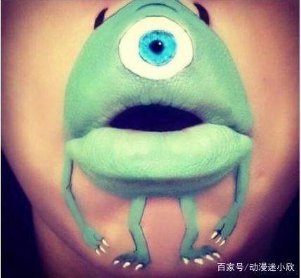 “嘴唇”上的小怪物，大力水手超写实，最后一个“蜜汁尴尬”！