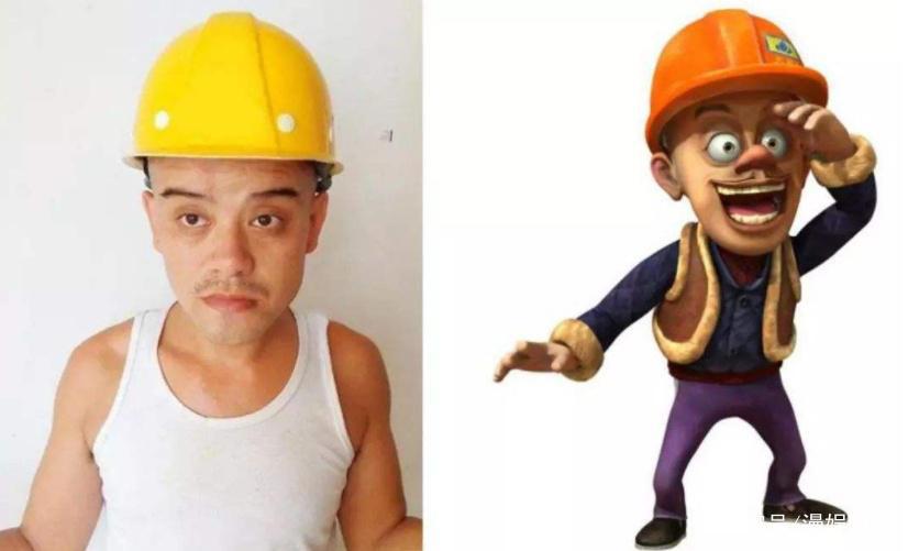 动漫角色与真人撞脸？冲破二次元后的造型，蜡笔小新太可爱了