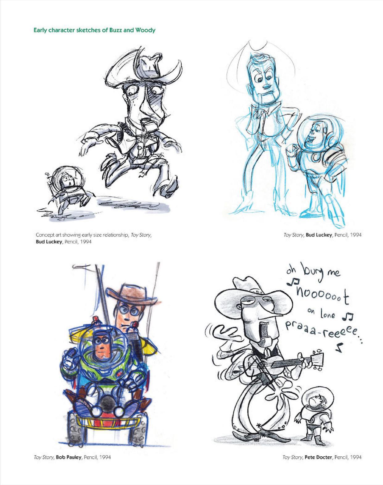 《玩具总动员》：那些有趣的概念设计图，电脑与动画的完美结合