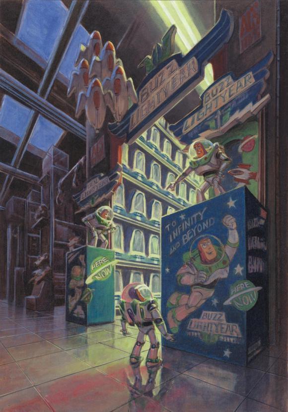 《玩具总动员》：那些有趣的概念设计图，电脑与动画的完美结合