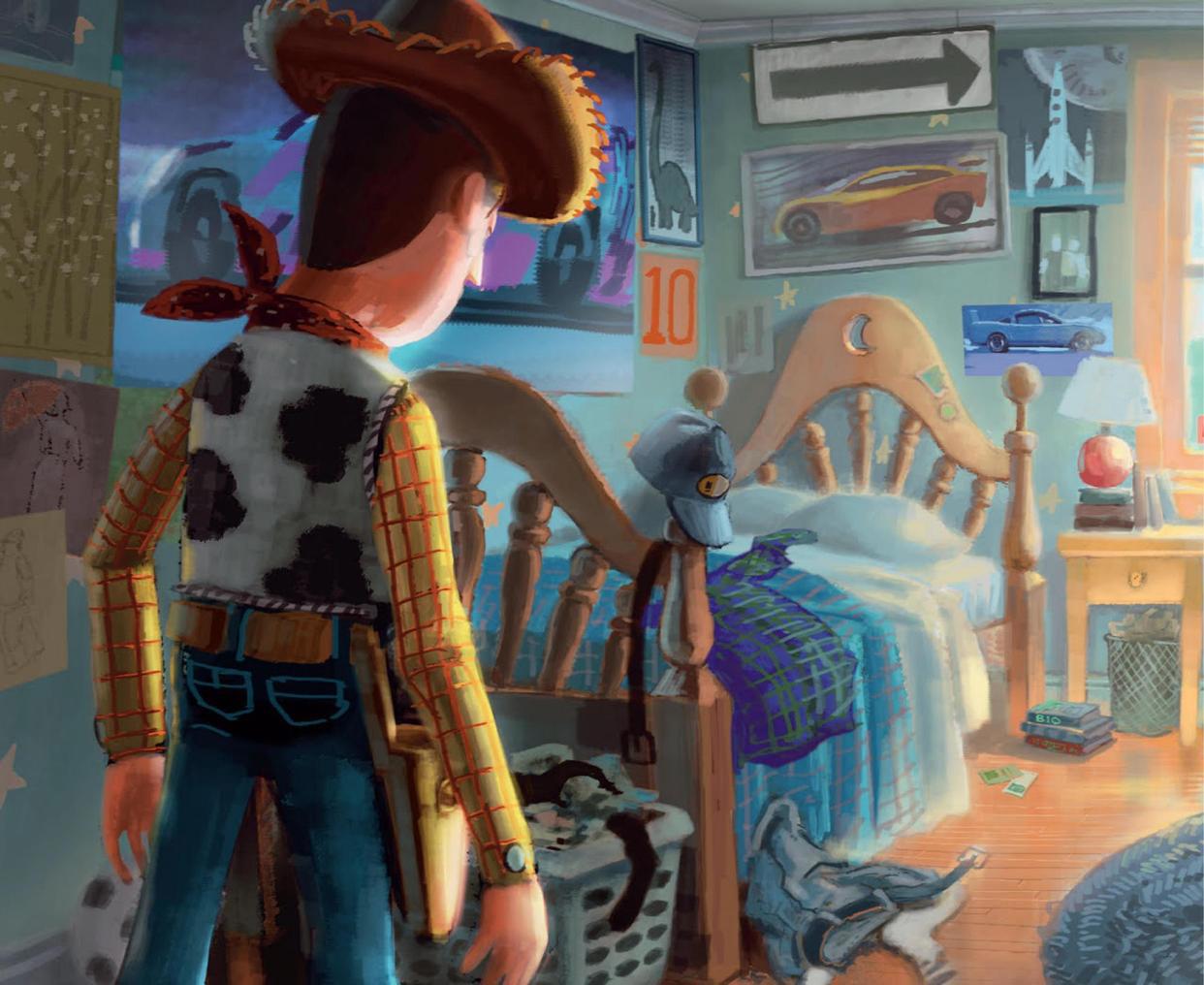 《玩具总动员》：那些有趣的概念设计图，电脑与动画的完美结合