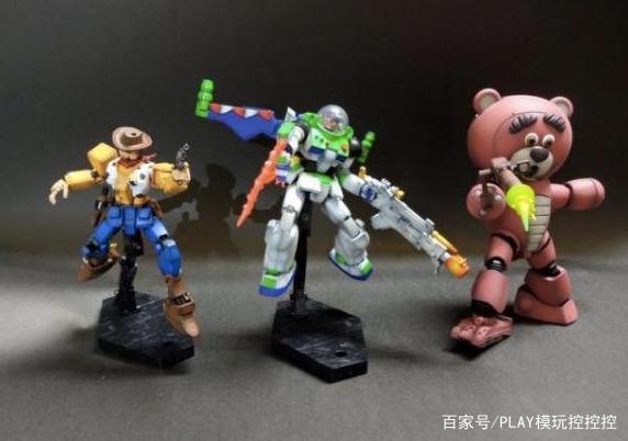 梦幻联动，《玩具总动员》主题高达模型