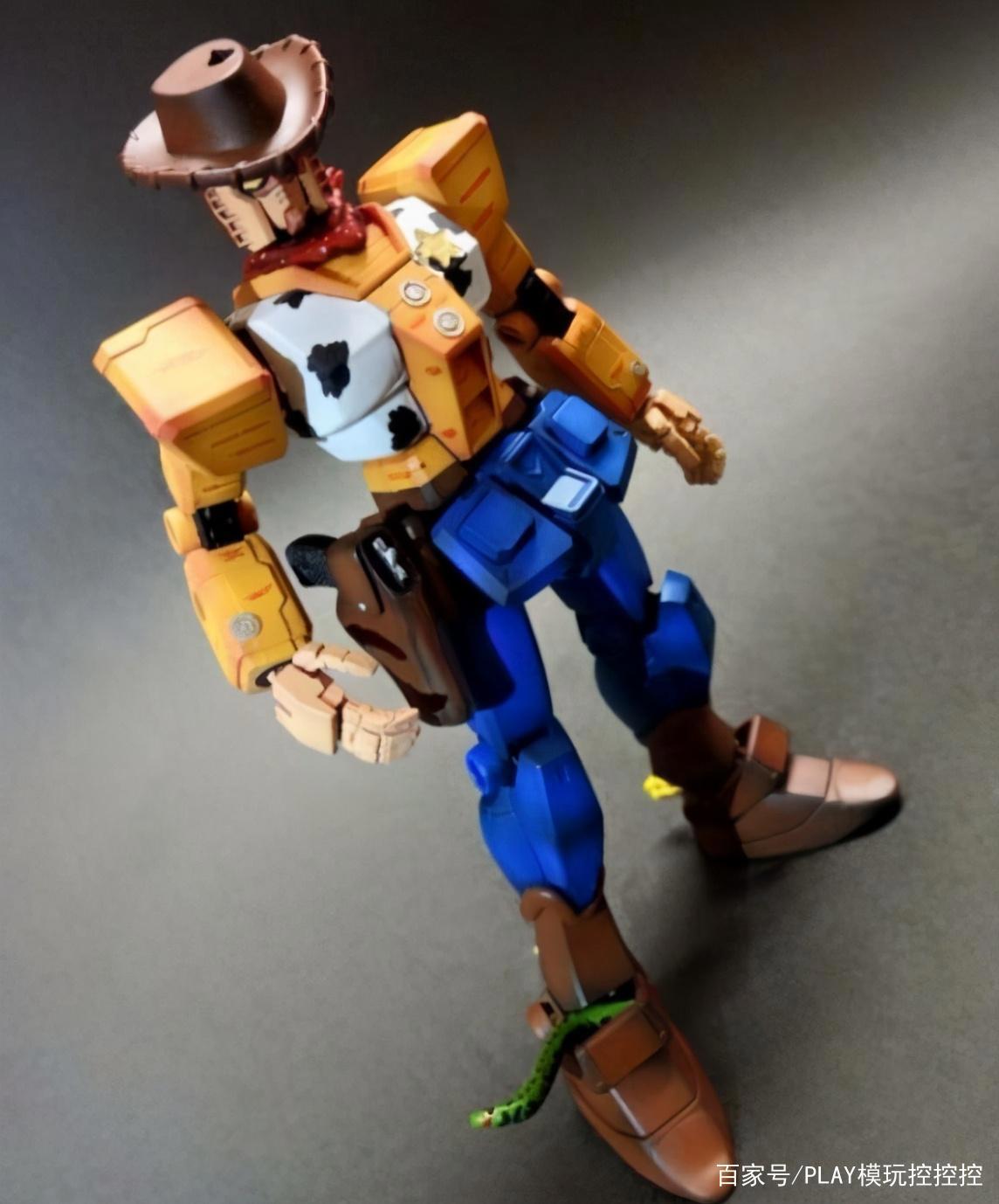 梦幻联动，《玩具总动员》主题高达模型