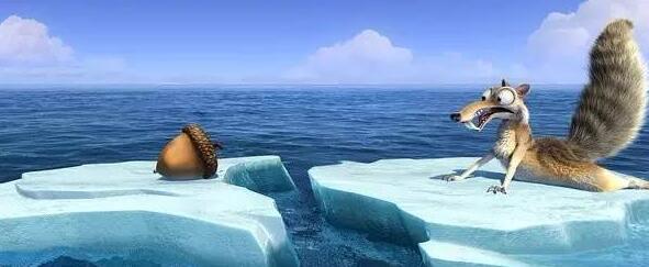 世界大冰山已融化分裂，名存实亡，《冰川时代》动画将成为传说