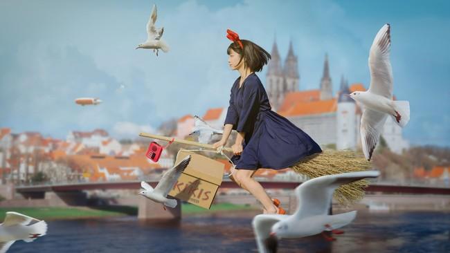 魔女宅急便：童年女神cos，这个童话级别的还原，令人沉醉