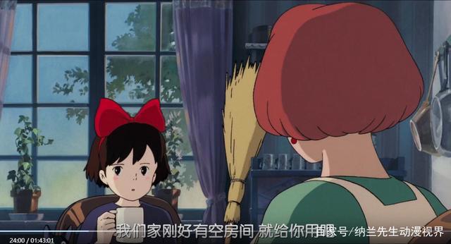 宫崎骏动漫，魔女宅急便（上），就是独自漂泊在大城市的你啊