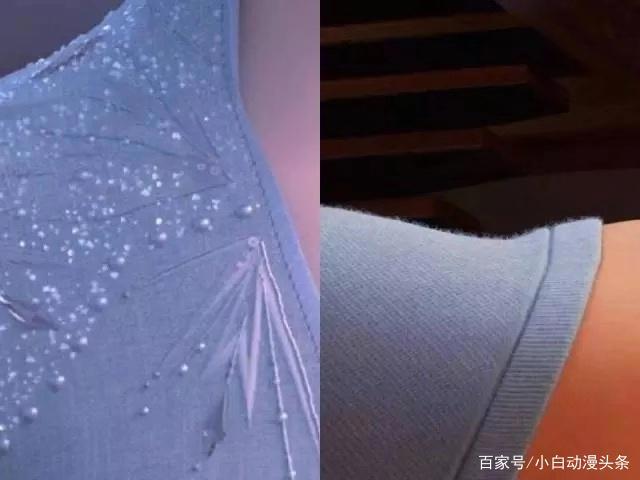 当冰雪奇缘的细节被放大化，难怪迪士尼动画人气这么高