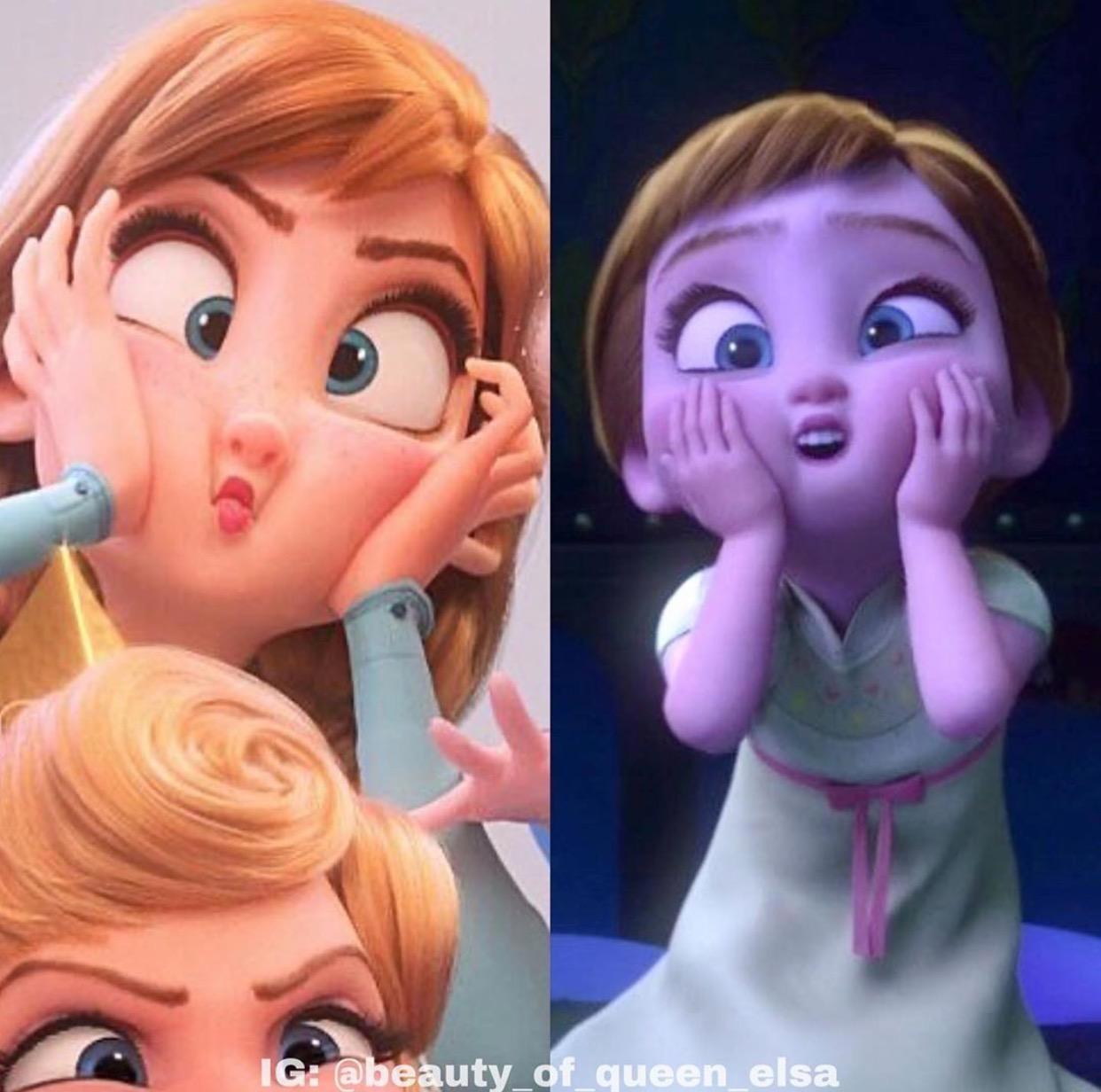 《冰雪奇缘》艾莎表面是女王，私下却和安娜、COS《疯狂动物城》