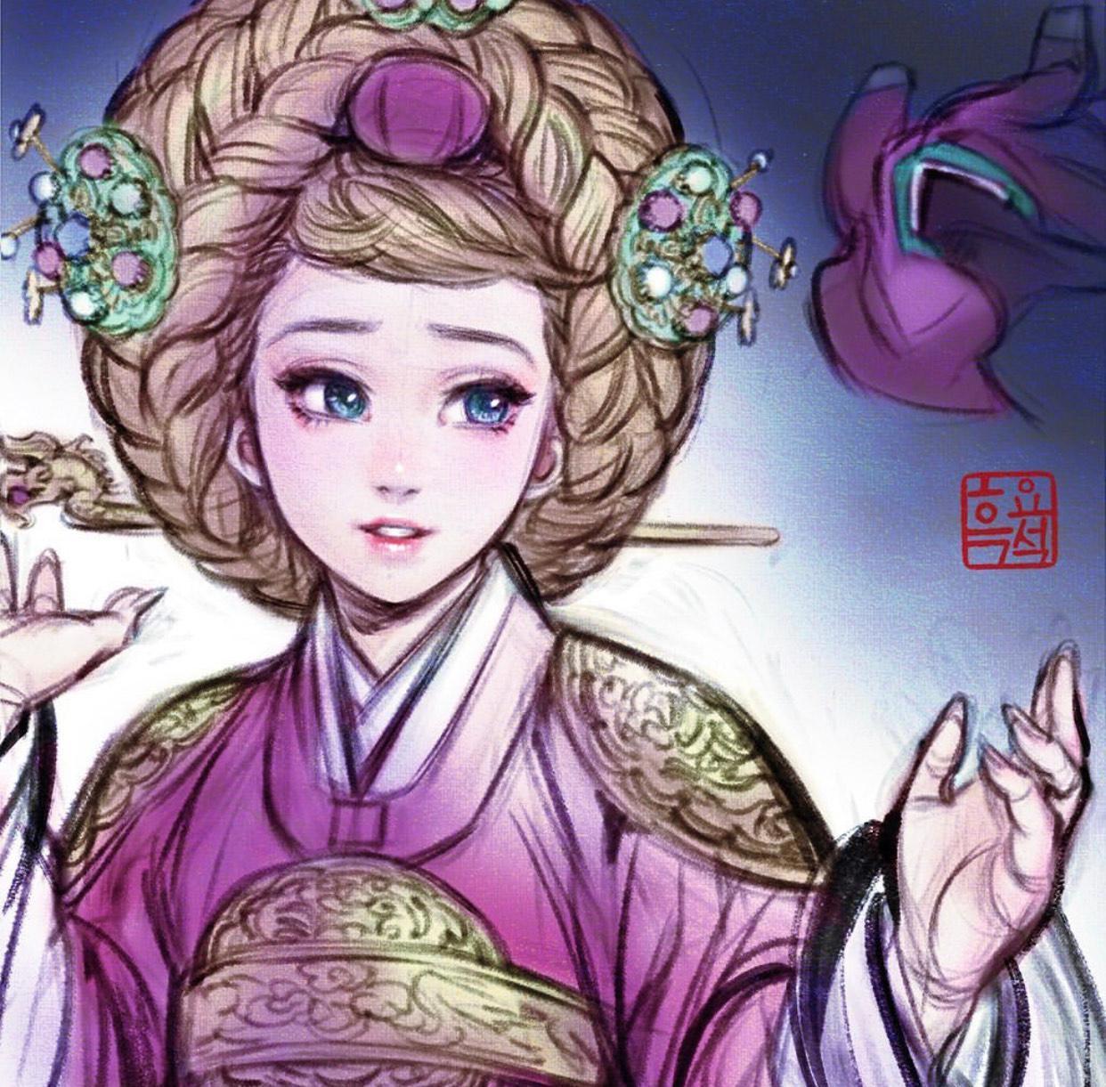 “韩漫风”下的《冰雪奇缘》，冰雪女王不再高冷，落泪让人心疼