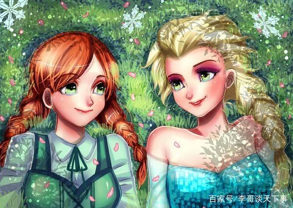 动漫电影《冰雪奇缘》，姐妹真情很感人，爱原来在人间