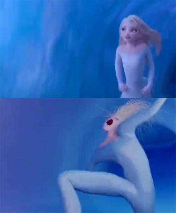 学三年动画一战封神，将《冰雪奇缘》变《进击的巨人》奇行种？