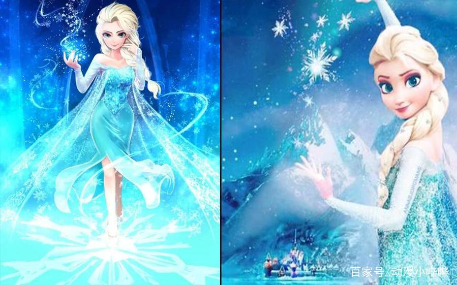 “日漫”风打开迪士尼公主，冰雪女王依旧高冷，最可爱还是睡美人
