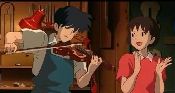 《侧耳倾听》一部讲诉爱情的动漫，还是当初那纯纯的爱情最感人