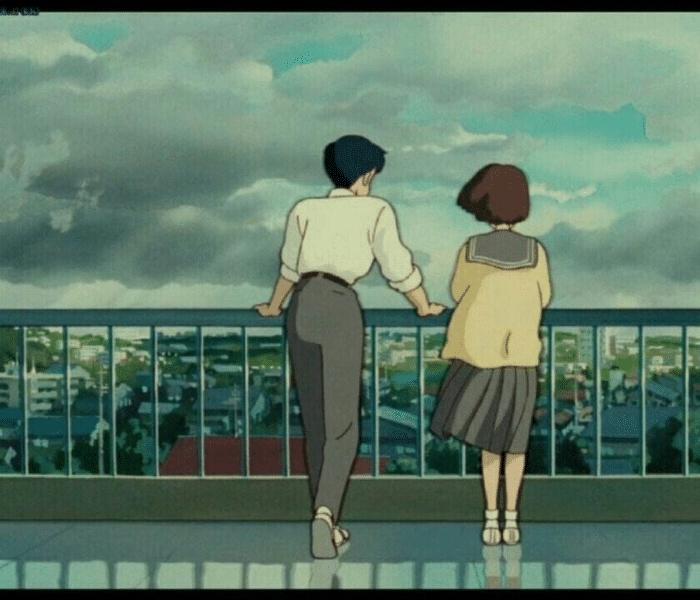 《侧耳倾听》，宫崎骏最唯美的一部动漫，看完后又相信爱情了！