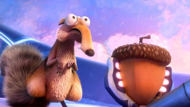 冰川时代5：星际碰撞一个追逐松果的小松鼠这一次他创造了星系