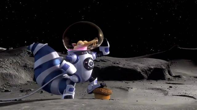 冰川时代5：星际碰撞一个追逐松果的小松鼠这一次他创造了星系