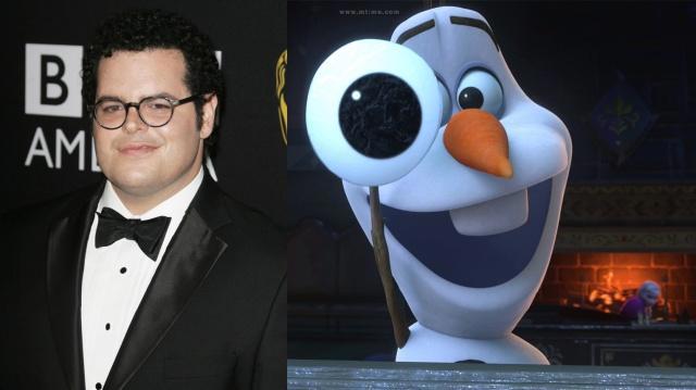 冰雪奇缘2配音原来长这样，艾莎是黑发，安娜是金发，雪宝太萌！