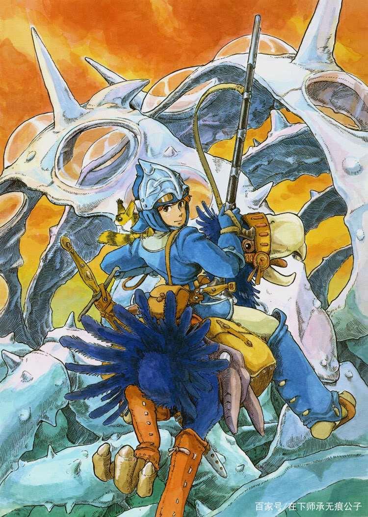 《风之谷》：精彩设定原画，宫崎骏笔下的畅想