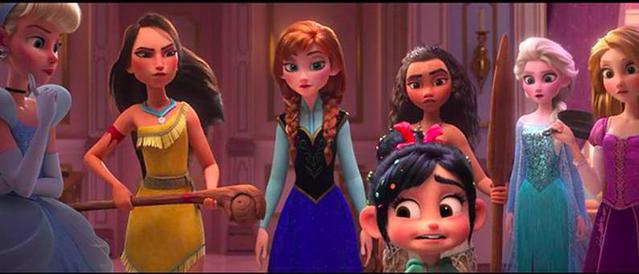 迪士尼最新动漫《无敌破坏王2》北美定档，让迪士尼公主同台竞技