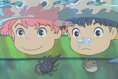 宫崎骏亲笔给中国的签绘宣发！赶上2020末班车，崖上的波妞定档！