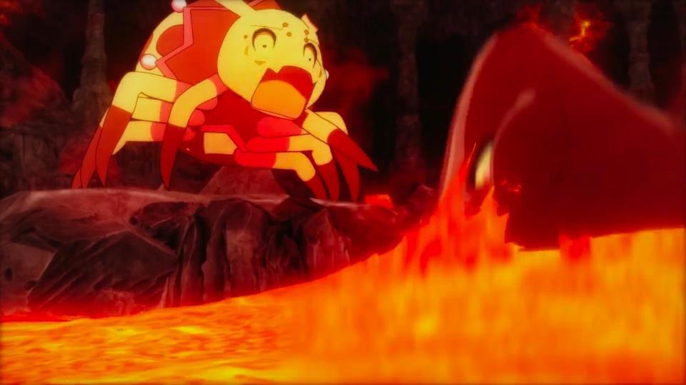 《转生成蜘蛛又怎样！》：蜘蛛子对战鳗鱼，又将有新形态出现？