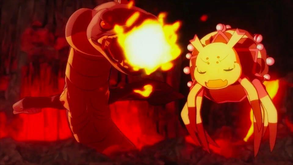 《转生成蜘蛛又怎样！》：蜘蛛子对战鳗鱼，又将有新形态出现？