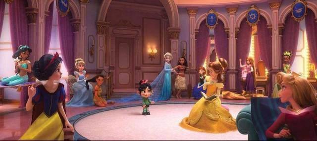 《无敌破坏王2》即将上映，十四位迪士尼公主穿越，吸人眼球！