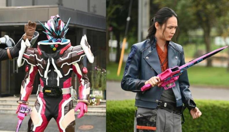 假面骑士Slash：颜色介于粉色和品红之间的音之骑士，人狠话不多