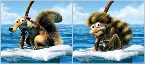 当五大动漫在外国画师手中拟人化，功夫熊猫成光头，闪电犹如本尊