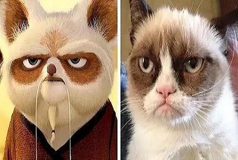 动漫中的场景都是真实的？功夫熊猫神还原，穿靴子的猫太萌了