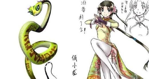 当《功夫熊猫》拟人化后，阿宝化身小胖子，螳螂变逍遥公子