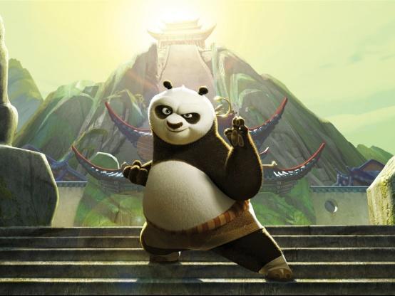 中国的国宝熊猫在美国大受欢迎因为功夫熊猫这部动漫
