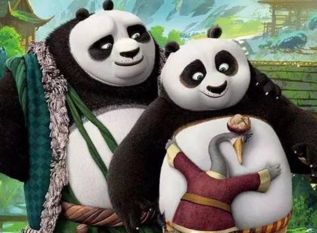 《功夫熊猫》这部动漫，阿宝是个胖熊猫，但是他的偶像是功夫明星