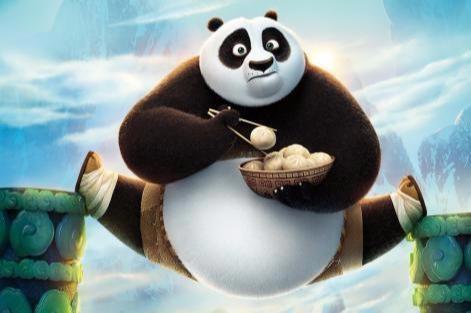 《功夫熊猫》这部动漫，阿宝是个胖熊猫，但是他的偶像是功夫明星