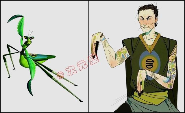 漫画师又出手“拟人”，海绵宝宝变帅气书生，功夫熊猫成白胖子！