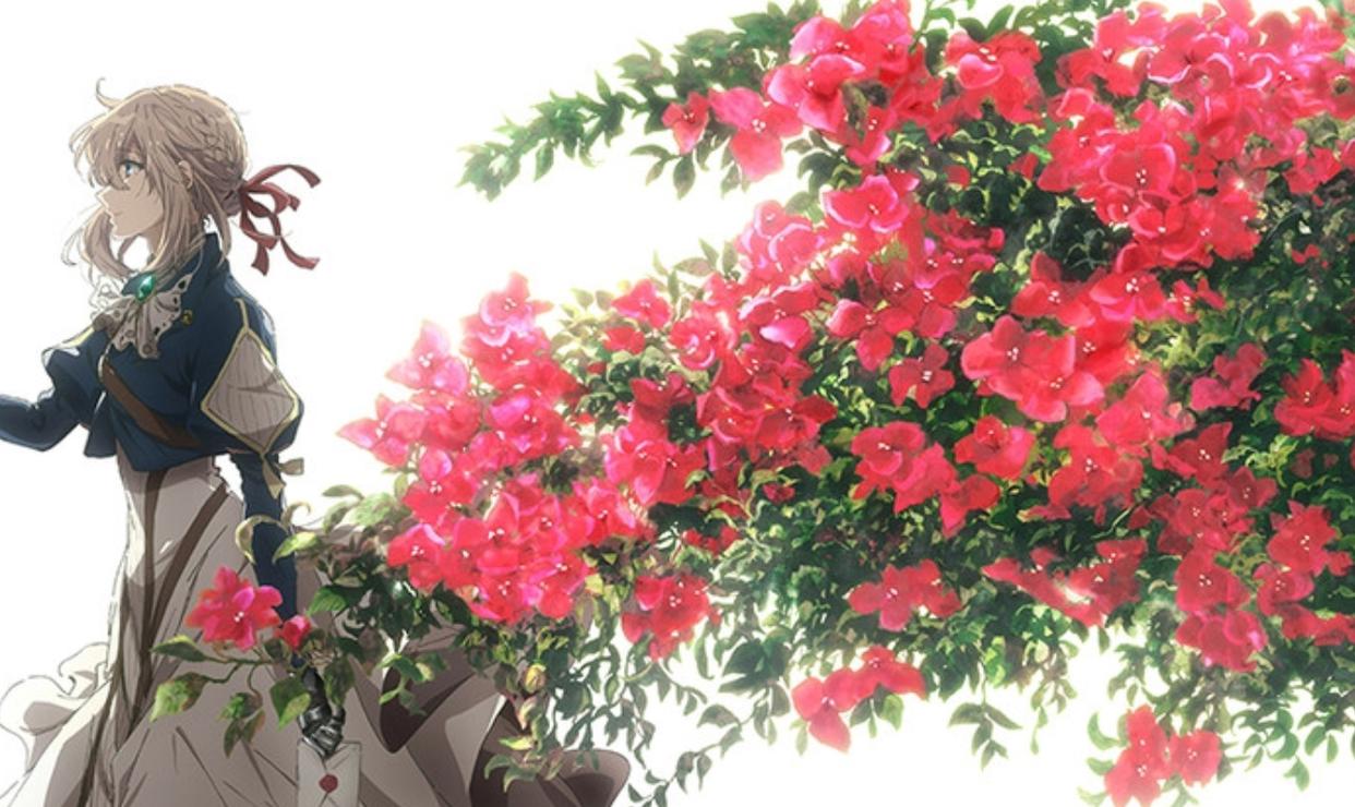 唯美依旧，「紫罗兰永恒花园」新剧场版放出港版中字海报