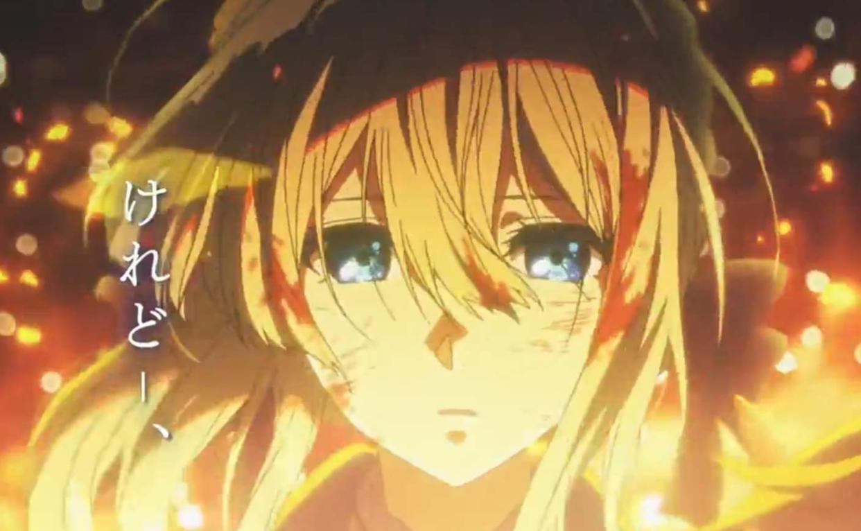 唯美依旧，「紫罗兰永恒花园」新剧场版放出港版中字海报