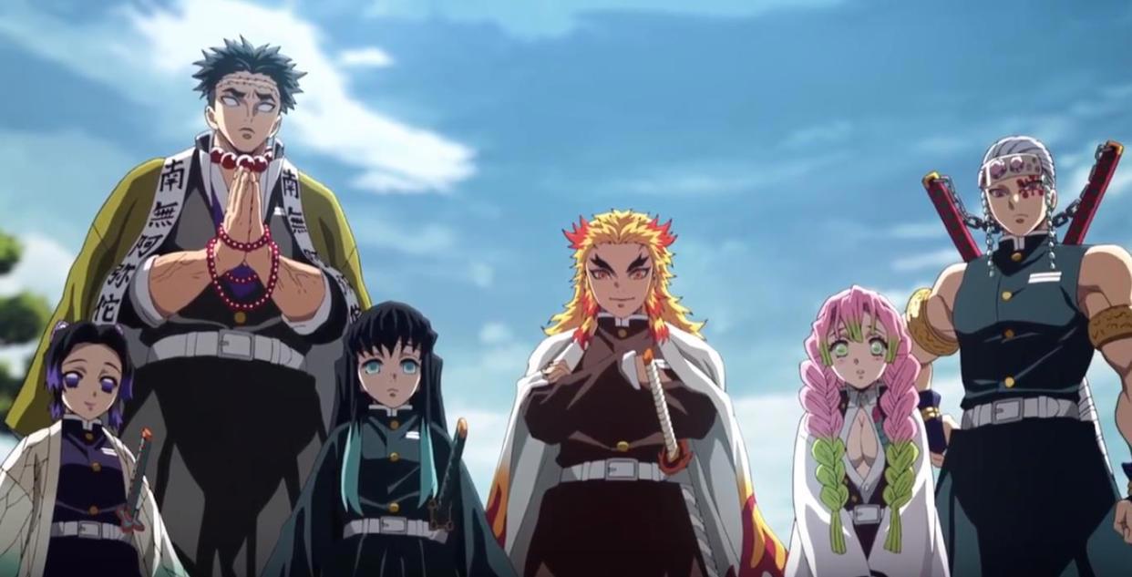 鬼灭之刃21集：除了风柱和蛇柱，最强九柱悉数亮相，惊呆炭治郎