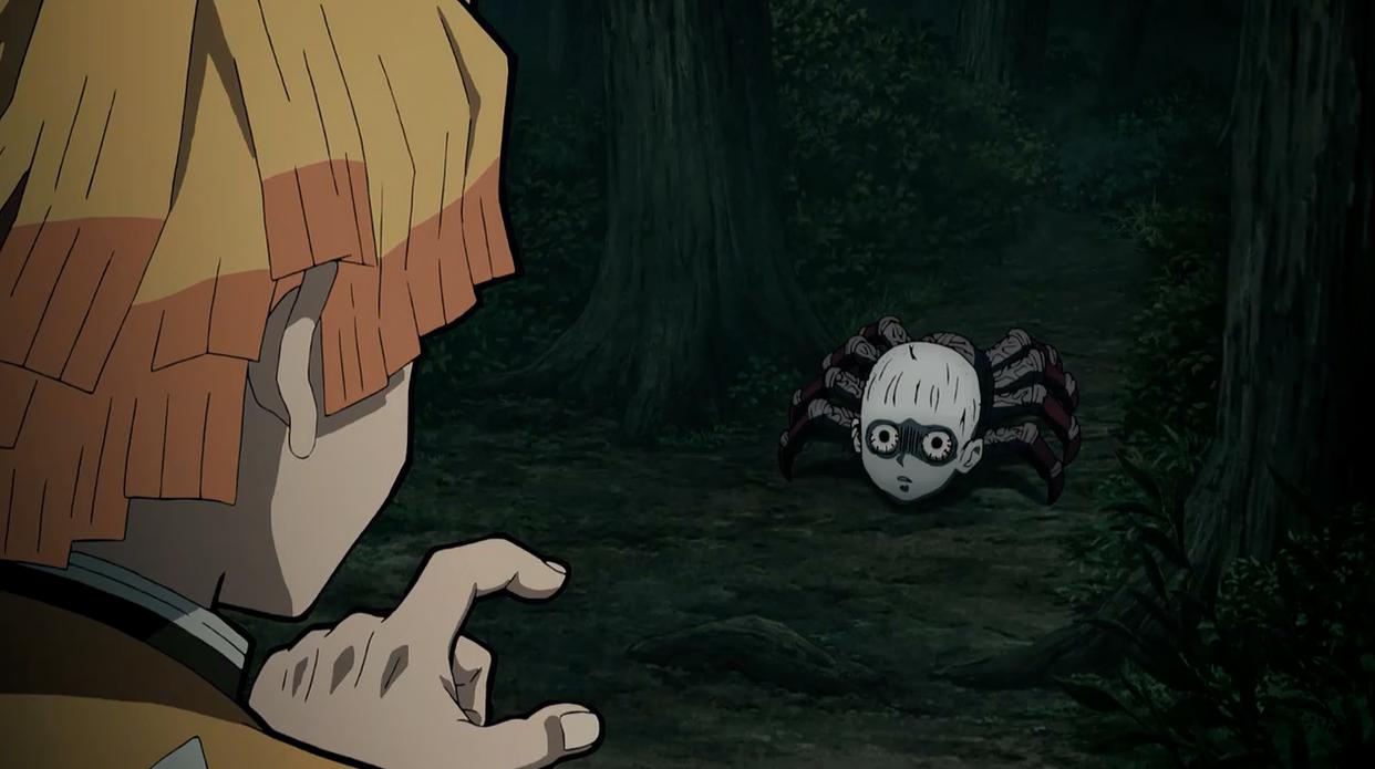 鬼灭之刃：我妻善逸弱吗？只用一招，秒杀那田蜘蛛山的鬼哥