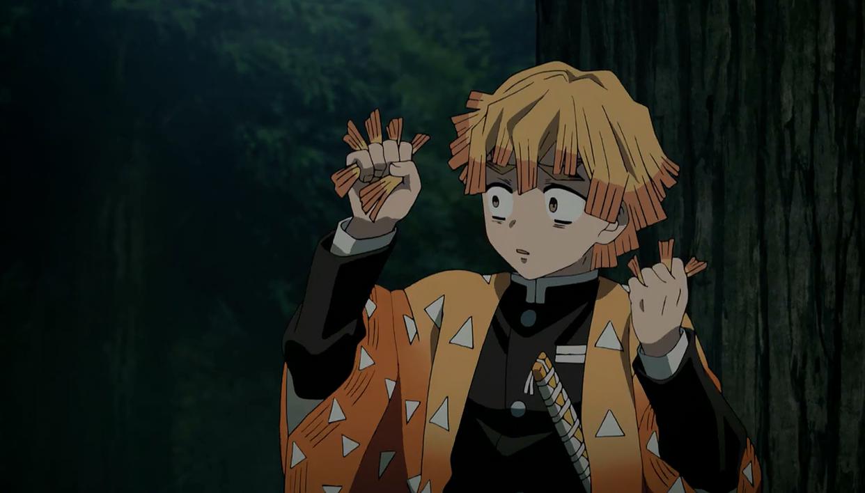 鬼灭之刃：我妻善逸弱吗？只用一招，秒杀那田蜘蛛山的鬼哥