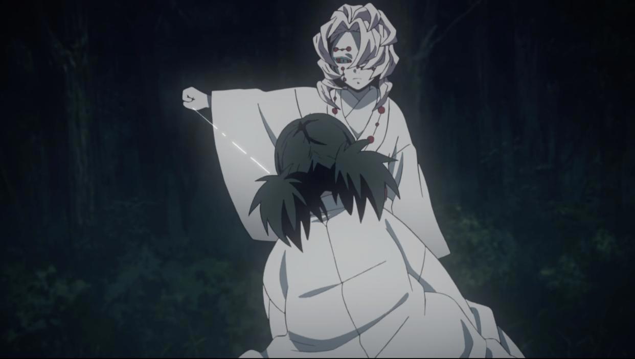 鬼灭之刃：累是无惨的分身，那田蜘蛛山象征鬼阵营