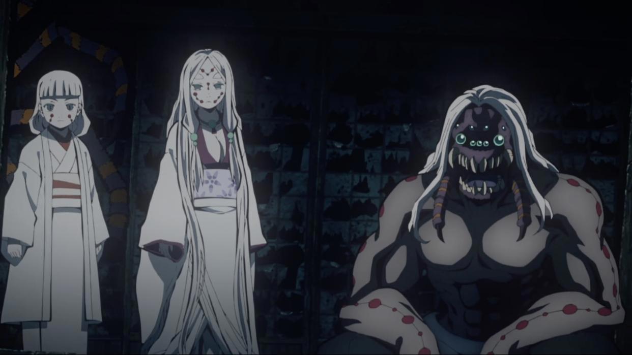 鬼灭之刃：累是无惨的分身，那田蜘蛛山象征鬼阵营