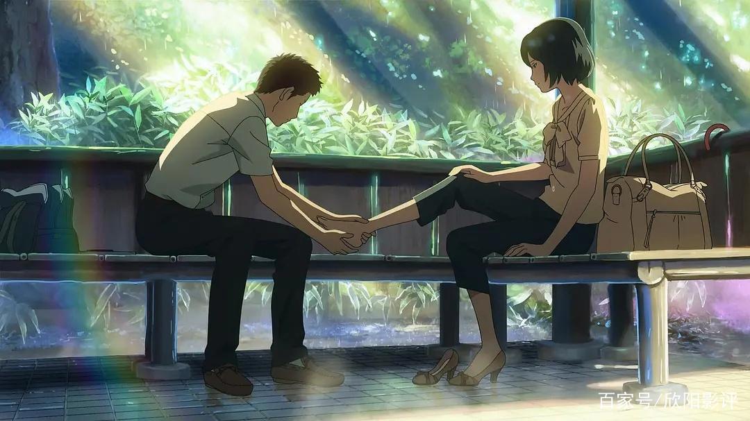 《言叶之庭》动漫中最美的脚，出自新海诚之手，美到窒息！