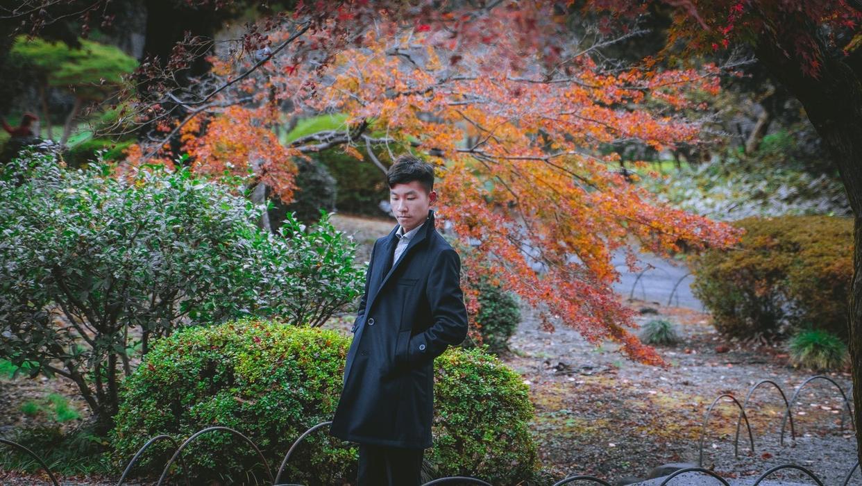 东京新宿御苑打卡动漫《言叶之庭》同款视角