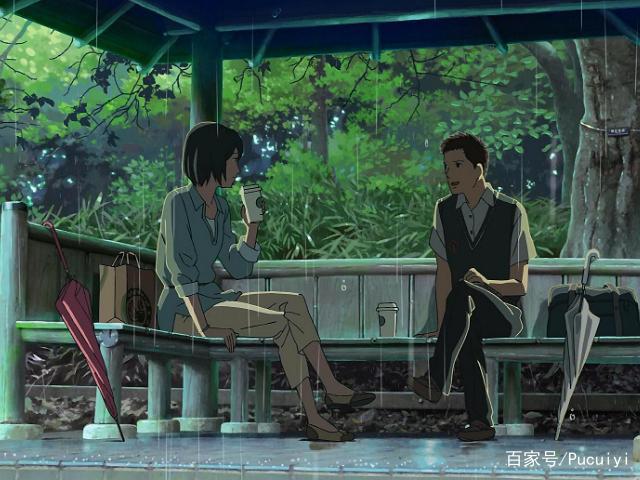 新海诚作品言叶之庭，你名之前最佳治愈神作，超九成爱情动画！
